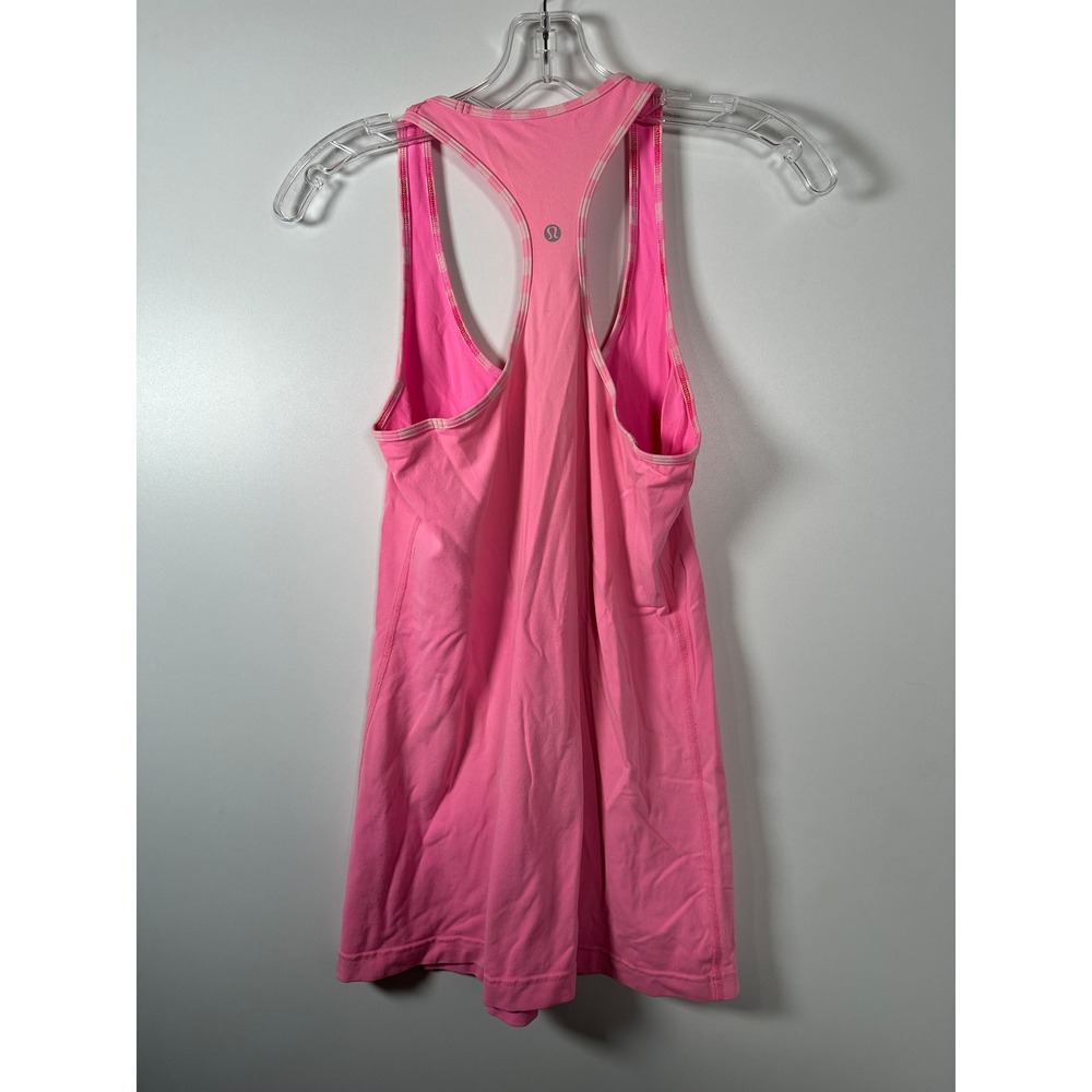 Pink Lululemon Tank Tops Athletic Racerbacks Slim Fit Yoga‎ Size 6 Casual Gym - Picture 4 of 10